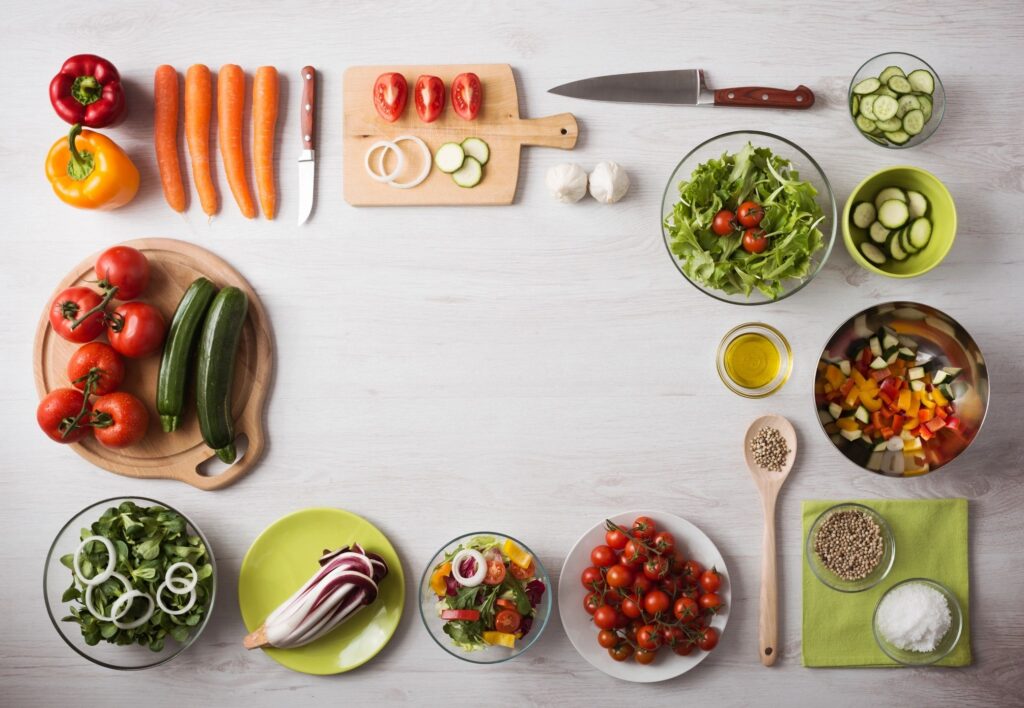 Meal prep ingredients